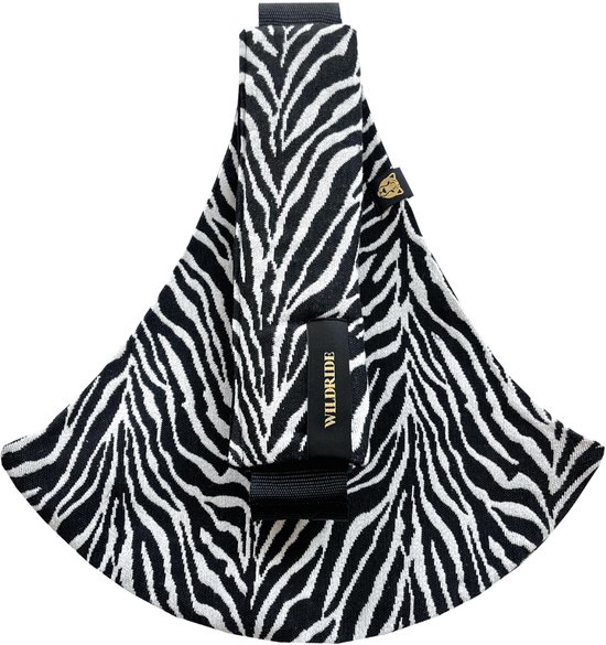 Wildride Kinderdrager Zebraprint Zwart - Draagzak voor kinderen van 9 maanden tot 4 jaar - Tot 20 kg - Baby Carrier Lichtgewicht & Draagbaar van Wildride
