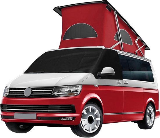 Windscreen Cover Replacement 100% Blackout for VW T6 - Luxury Sun Shades Weatherproof Camping Cloth van Ravenox