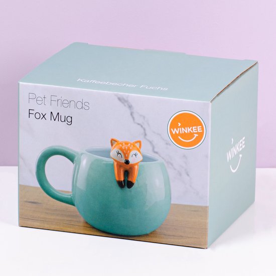 Winkee Pet Friends Mok - Vos van Winkee