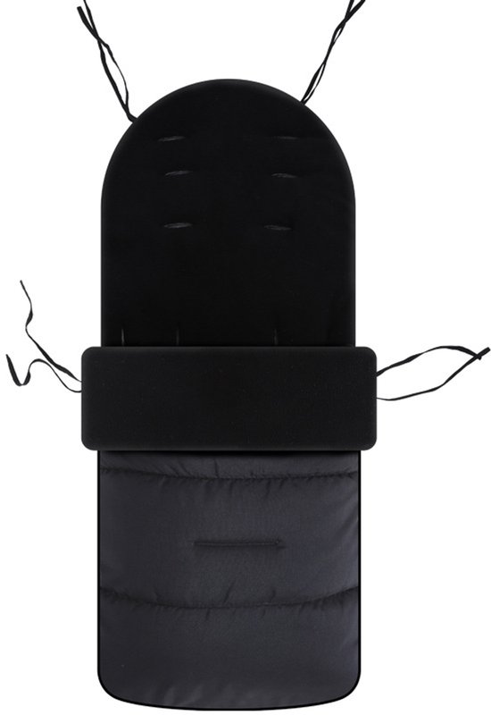 Winter kinderwagen tas - universele kinderwagen hoes - kinderwagen voetenzak - winter slaapzak - warme kinderwagen voetenzak - kinderwagen accessoires - 86*45cm -Zwart van Merkloos