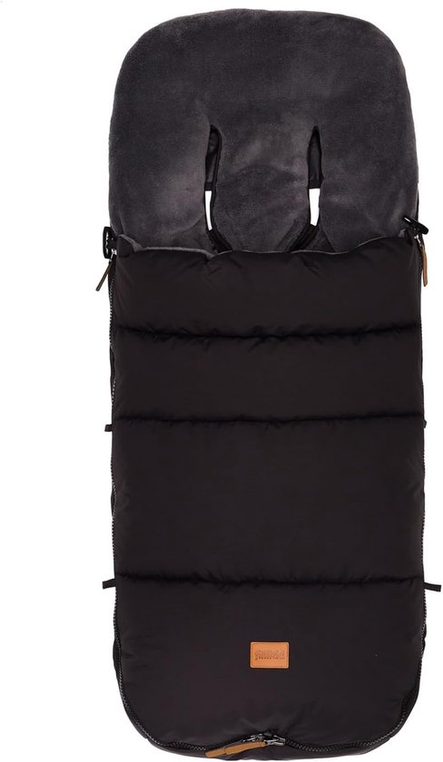 Winter voetenzak - Baby slaapzak - Wandelen met kinderwagen - Innovatieve L-vorm - 45 x 45 cm - Zwart