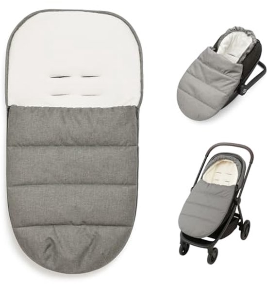 Winter voetenzak en slaapzak voor baby - waterdichte inslagdeken voor kinderwagen en wieg van Merkloos