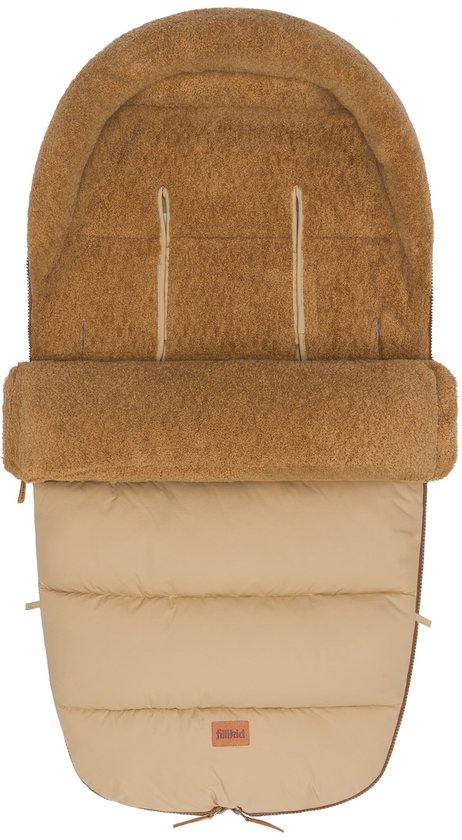 Winter voetenzak kinderwagen en buggy Teddy - Thermo - Waterafstotend - Ritssluiting - Nature - Fillikid van Merkloos