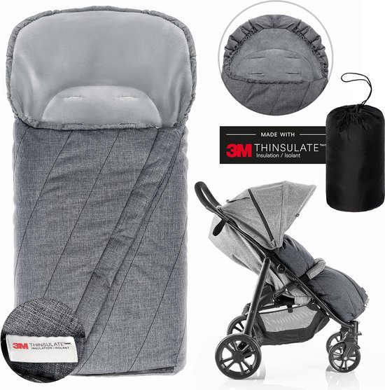 Winter voetenzak voor kinderwagens & buggy - anti-slip bescherming, zachte van Bébé Basics