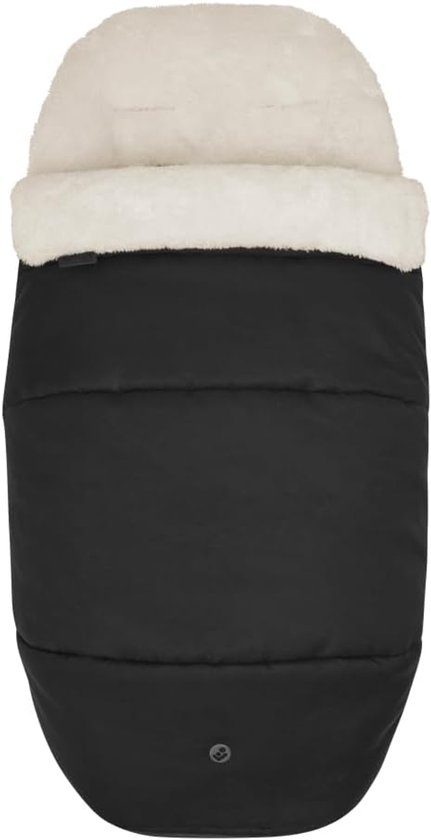 Winter Voetenzak - Zitkussen - Buiten Zitten - 2-in-1 Functie - 83x41 cm - Zwart