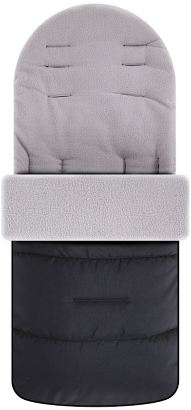 Winterkinderwagen voethoezen - Babykinderwagen voethoezen - Universele baby voethoezen - Baby voethoezen - Winterslaapzakken - Kinderwagen voethoezen met rits - Waterdicht - Winddicht - Past op de meeste kinderwagens -80*38cm-Grijs van KidooEasy