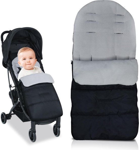 Winterse Voetenzak voor Kinderwagen - Universele Waterdichte en Winddichte Voetenzak voor Baby's met Ritsen, Geschikt voor de Meeste Kinderwagens