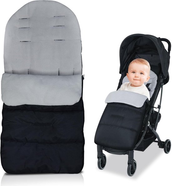 Winterse Voetenzak voor Kinderwagens - Universele Waterdichte en Winddichte Baby Voetenzak met Ritsen, Geschikt voor de Meeste Kinderwagens