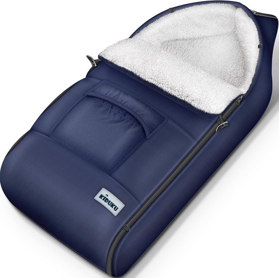 Wintervoetenzak - Baby deken - Warmte voor baby - Waterafstotend materiaal - Universeel inzetbaar - Blauw