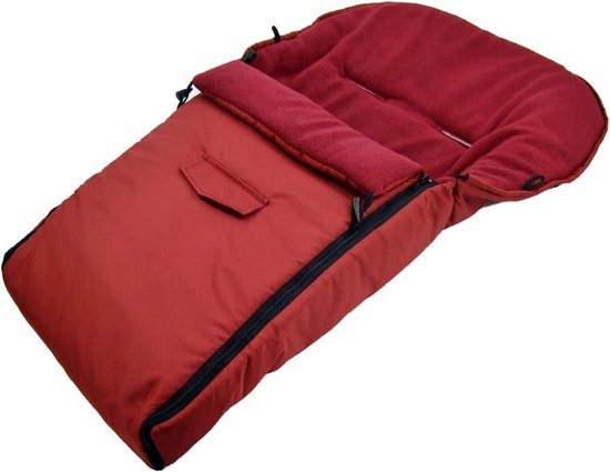 Wintervoetenzak - Babywikkelzak - Baby warm houden - Water- en vuilafstotend - 90 cm - Bordeaux