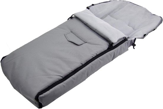 Wintervoetenzak - Babyzak - Baby warm houden - Water- en vuilafstotend - 108 cm - Lichtgrijs