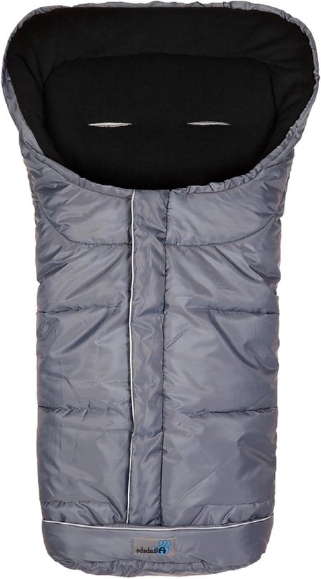 Wintervoetenzak - Babyzak Kinderwagen zak - Baby warm houden - Winddicht waterafstotend - 90 x 45 cm - Donkergrijs zwart