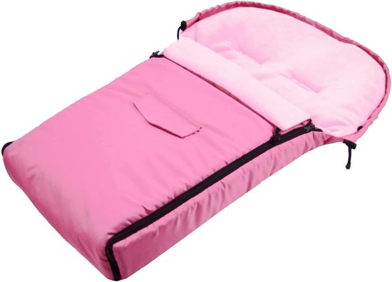 Wintervoetenzak - Babyzak Kinderwagenzak - Warm Blijven - Water- en vuilafstotend - 90 cm - Roze