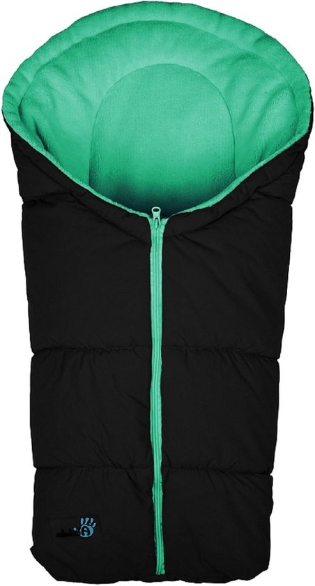 Wintervoetenzak - Babyzak - Warmte baby - Ademend microvezel - 78 x 37 cm - Zwart