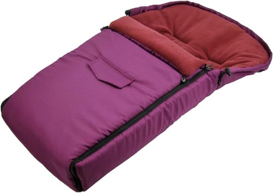 Wintervoetenzak - Kinderwagen deken - Warmte buiten - Waterafstotend - 90 cm - Rood