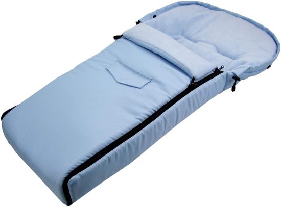 Wintervoetenzak - Kinderwagen zak - Warmte buiten - Waterafstotend - 108 cm - Lichtblauw