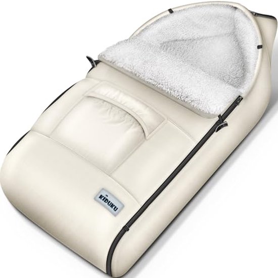 Wintervoetenzak voor kinderwagen en buggy - Wasbare babyvoetenzak met ritssluiting en tas