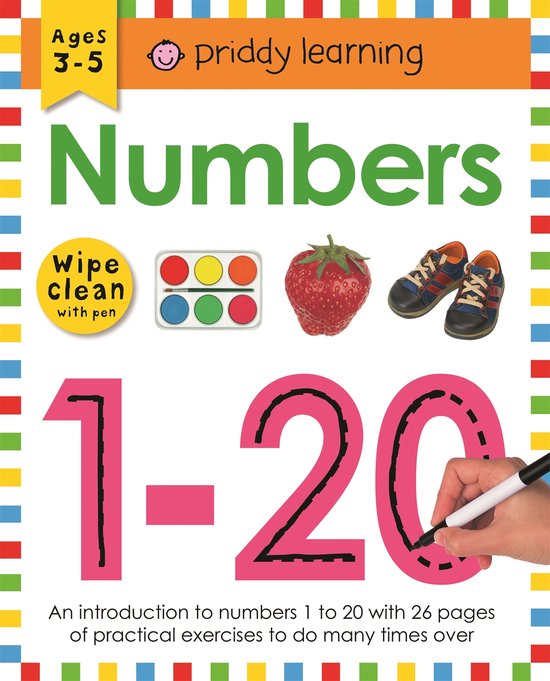 Wipe Clean Workbook Numbers 1-20 van Priddy Books