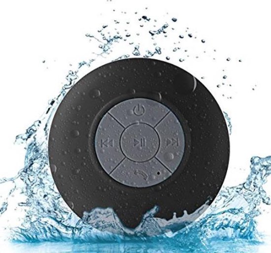 WiseGoods - Premium Waterproof Bluetooth Speaker Met Zuignap - Badkamer & Douche Speaker - Zwart van Wise