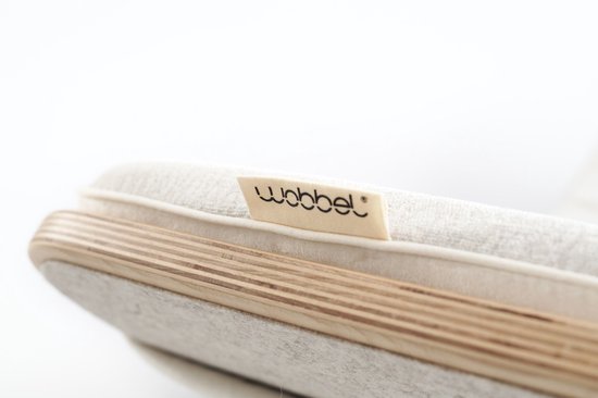 Wobbel Deck Original/Pure/Pro - Origineel Wobbel Matras voor een Zachte Uitnodiging - Balansbord Original, Pure en Pro - Aquamarine - Iceblue - OEKO-TEX - Wasbare Hoes - 100 cm