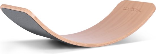 Wobbel® Original Blank gelakt met vilt Muis van Wobbel