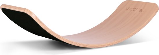 Wobbel Original Blank gelakt met vilt Zwart van Wobbel