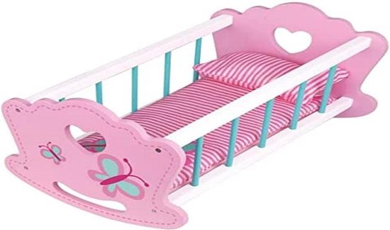 Wooden High Chair and Cradle Set red - AB Gee 921 TF306 EA van AB Gee