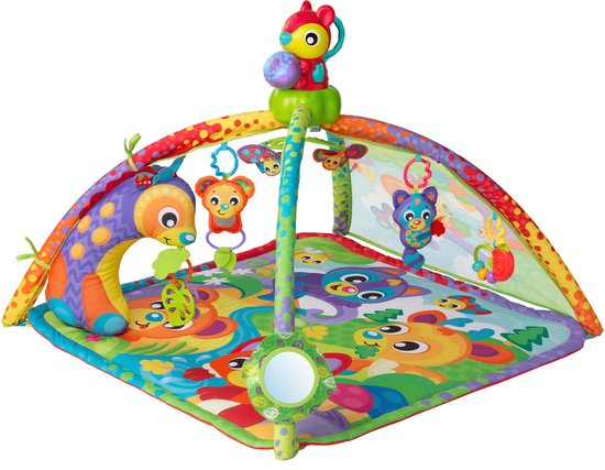 Woodlands Music and Light Projector Gym - FFP- Baby speelgoed - Kinderspeelgoed- - Speelmat Baby - Interactief baby speelgoed - Baby gym van Merkloos