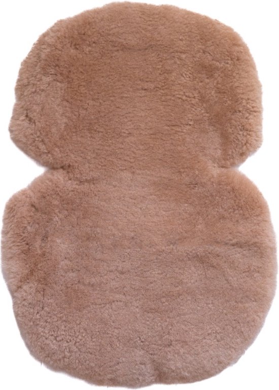 WOOOL Schapenvacht 2-in-1 Kinderwagen Buggy - SNUGGY (Beige) - Inleg & Opleg - 100% Echte Schapenvacht - Kort Geschoren Wol - Veilig, ECO & Duurzaam van WOOOL