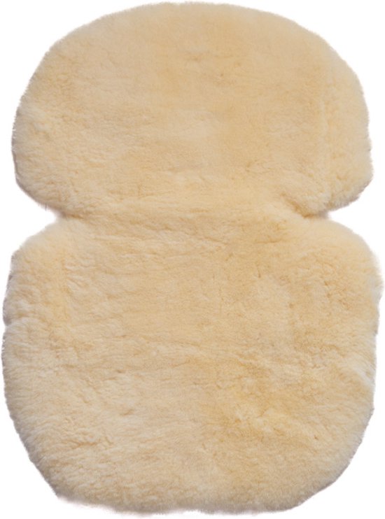 WOOOL Schapenvacht 2-In-1 Kinderwagen Buggy - SNUGGY (Medicinaal) - Inleg & Opleg - 100% Echte Schapenvacht - Kort Geschoren Wol - Veilig, ECO & Duurzaam van WOOOL