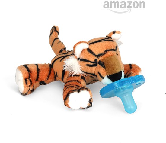 Wubbanub fopspeen met knuffel - Tijger