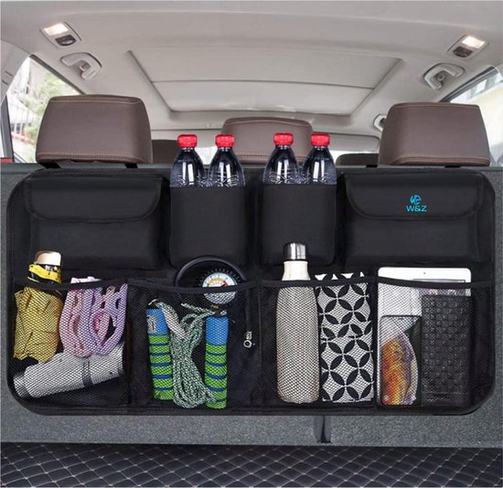W&Z® Auto organizer - Autostoel organizer - kofferbak organizer - Zwart van W&Z®