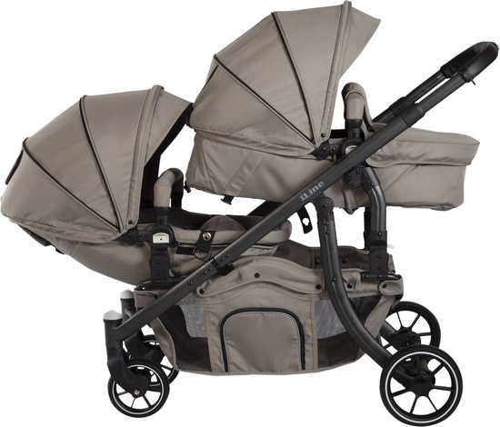 X Adventure Duo Kinderwagen / Tweeling Kinderwagen – Groen van X Adventure
