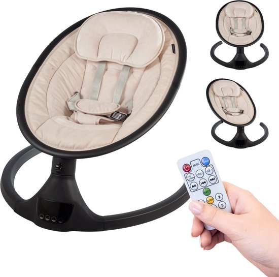X Adventure Wipstoel Elektrisch Rocco / Schommelstoel Met Bluetoothfunctie & Afstandsbediening- Dune van X Adventure