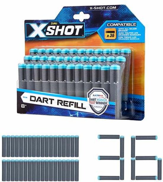 X-Shot Refill 36 Darts van $
