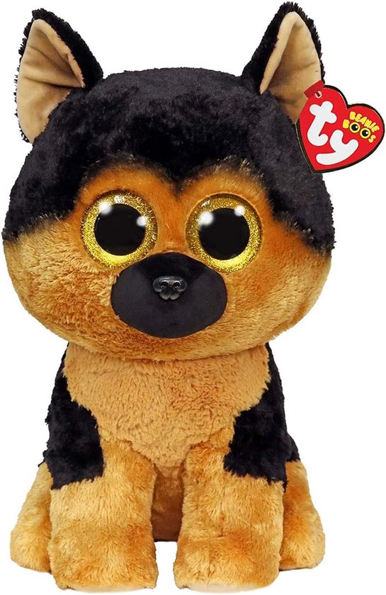 XL Beanie Boo Duitse Herder Pluche Speelgoed - 42 CM, Multi Kleuren