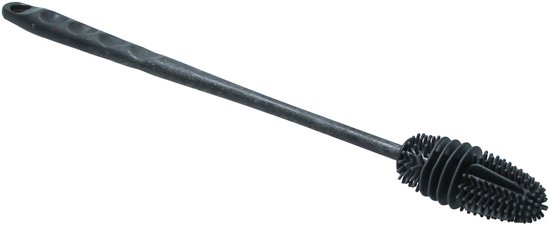 XL Flessenborstel - Afwasborstel - Waterflessenreiniger - 31,5 cm - Grijs - 1 stuks van Nivvity