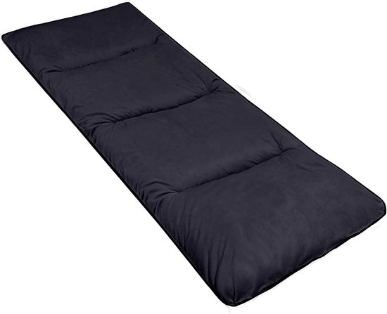 XL zacht campingbed, veldbed onderlegger, matratze voor veldbed, inklapbaar, 190 x 75 cm, comfortabel, goede dikke katoenen bekleding met hoogwaardige polyestervulling, slaapmatras pad van Bo-Camp