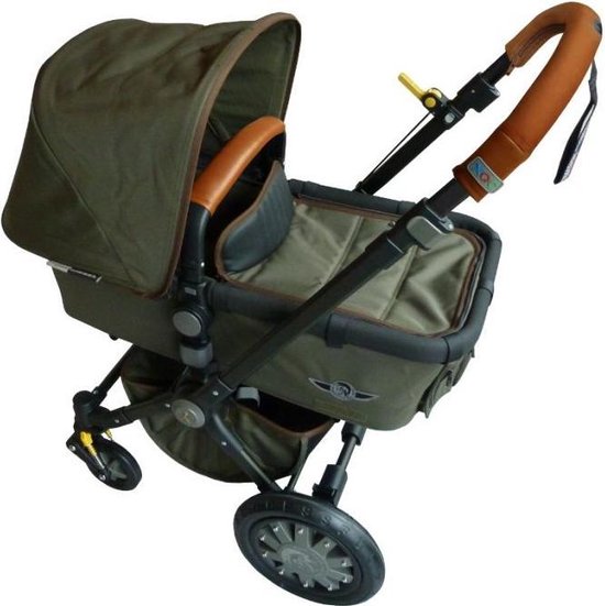 XQC - Cameleon 3 - Hoes voor Kinderwagen Duwstang - Cover voor Veiligheidsbeugel - Cognac van XQC