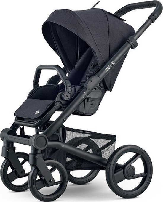 XQC - Mutsy NIO - Hoes voor Kinderwagen Duwstang - Cover voor Veiligheidsbeugel - Zwart van XQC
