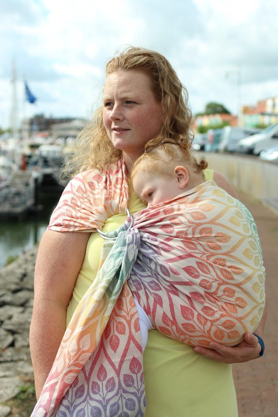 Yaro La Vita Autumn Rainbow Ring Sling van Yaro