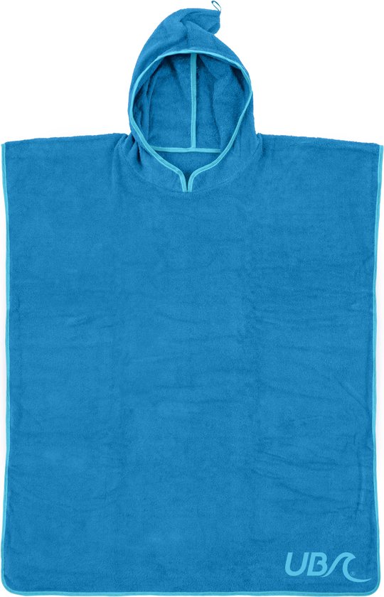 Yello Badponcho Junior 80 X 70 Cm Katoen Blauw van Ye
