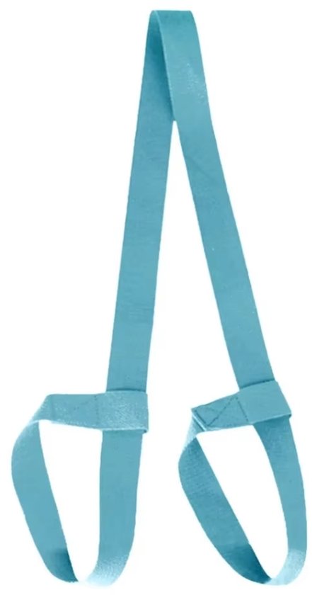 Yoga Mat - Draagriem - Voor Extra Dikke Mat - Draagband – Hengsel voor Yoga mat – Blauw van CASALL