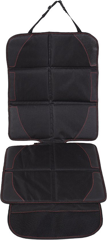 YONO Autostoel Beschermer met Organizer - Hoes Bekleding Isofix Compatibel - Auto Accessoiers - Rugleuning Bescherming - Zwart van Merkloos