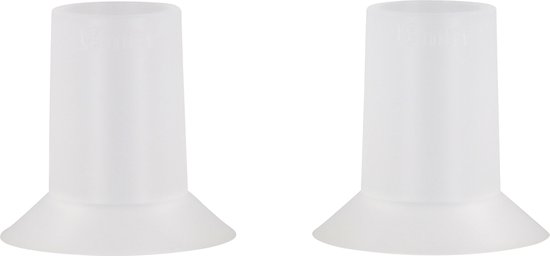 Youha® Borstschildverkleiners - Borstschilden - Borstkolf accessories - BPA vrij - elektrische draadloze borstkolven - Silicone borstschilden - Set van 2 stuks - Maat 18mm van Youha