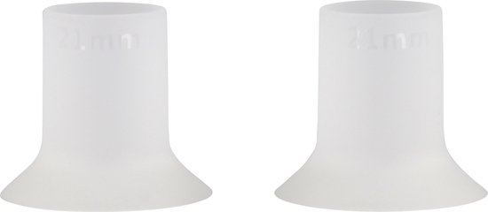 Youha® Borstschildverkleiners - Borstschilden - Verkleiners - Borstkolf accessories - BPA vrij - elektrische draadloze borstkolven - Silicone borstschilden - Set van 2 stuks - Maat 21 mm van Youha