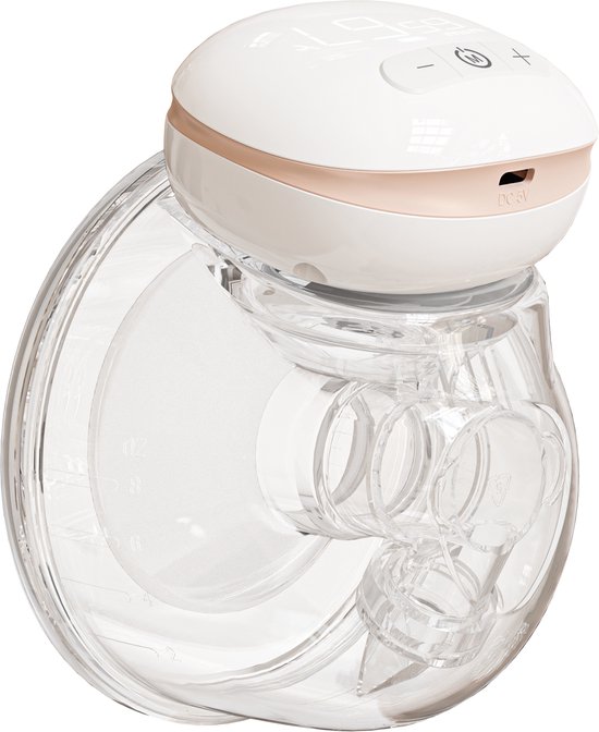 Youha - The Next - enkele draadloze kolf - draagbare borstkolf - elektrische borstkolf - handsfree kolven - kolfapparaat - LED scherm - Maat 24mm - Inclusief E-book over borstvoeding en kolven! van Youha