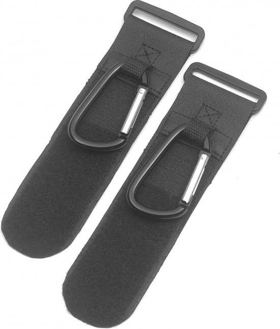 Yrda Luxe Aluminium Buggy Haken - Zwart - Robuust Ontwerp - Past op Elke Kinderwagen of Buggy - 7,5 x 4 cm van Yrda