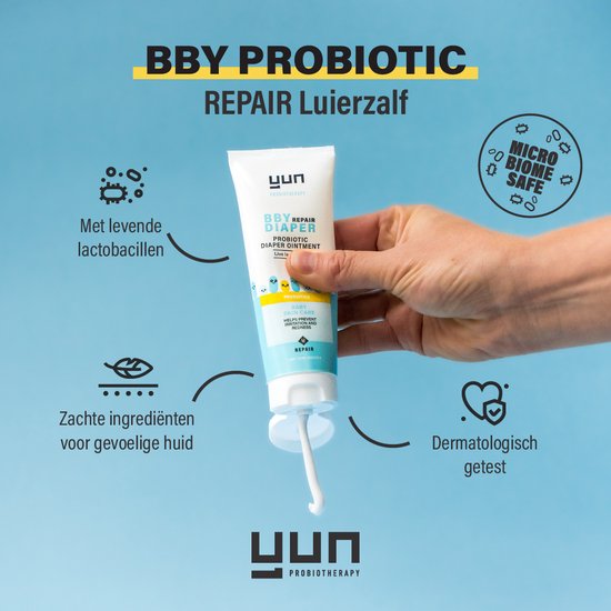 YUN BBY PROBIOTIC REPAIR Luierzalf - babyverzorging 75 ml van YUN