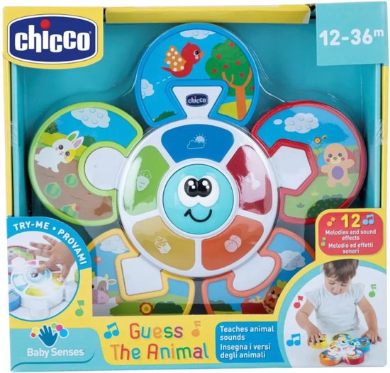 Zabawka edukacyjna CHICCO Baby Senses Odgadnij zwierzątko 10602000000 van Merkloos